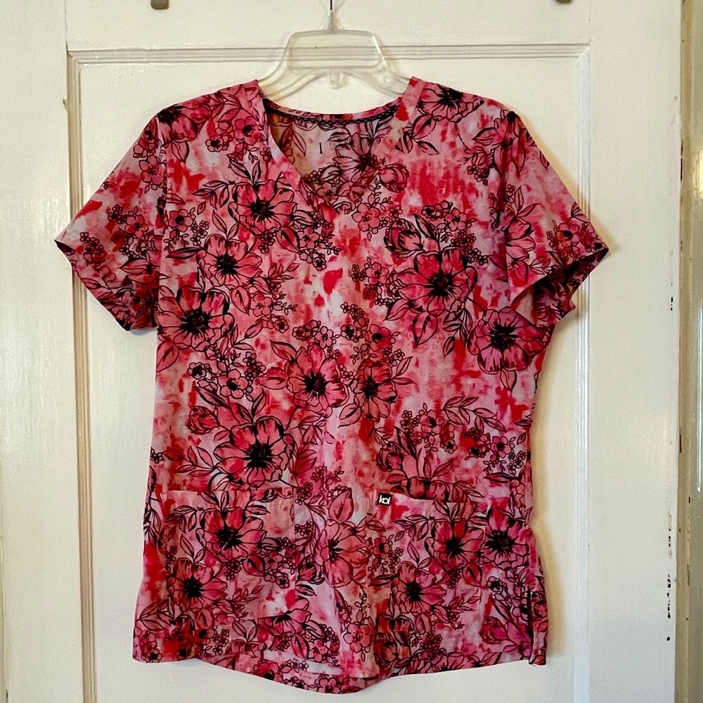 Koi Scrub Top